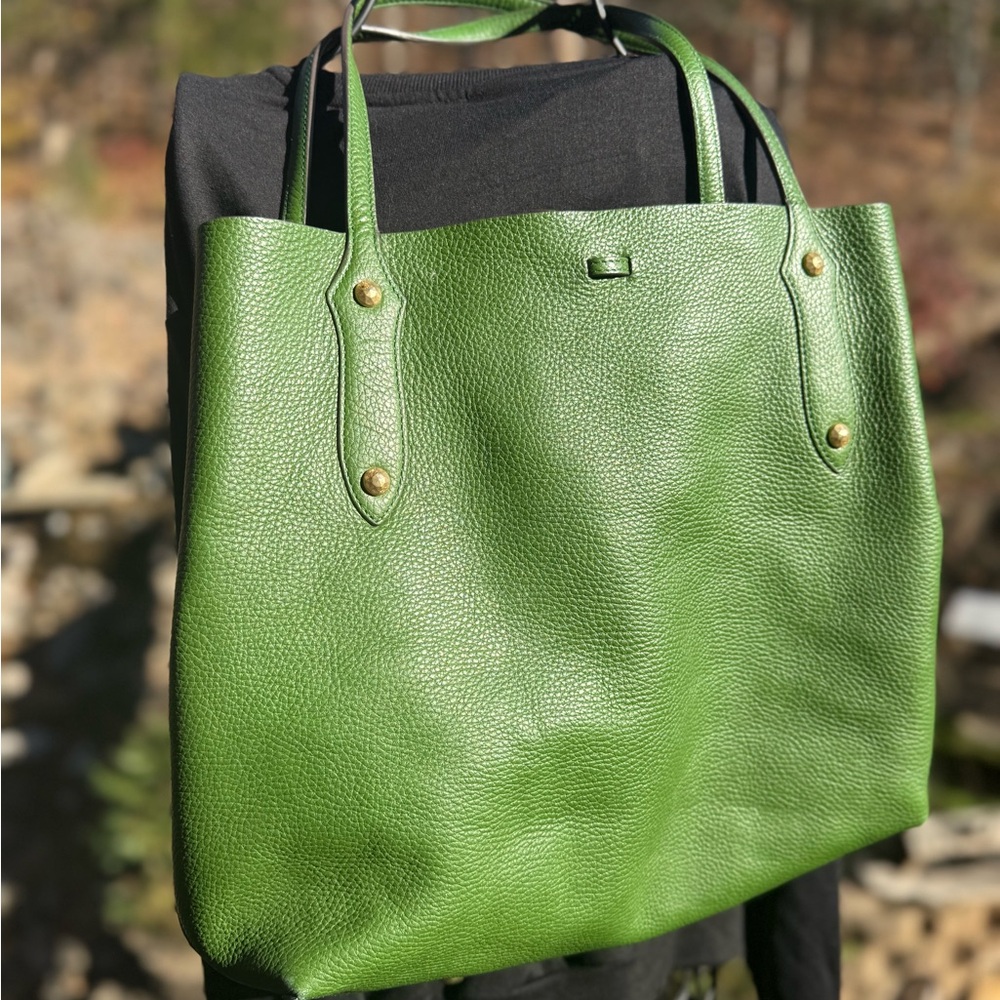 Annabel‎ Ingall Isabella Large Leather Tote – Green  so nice!